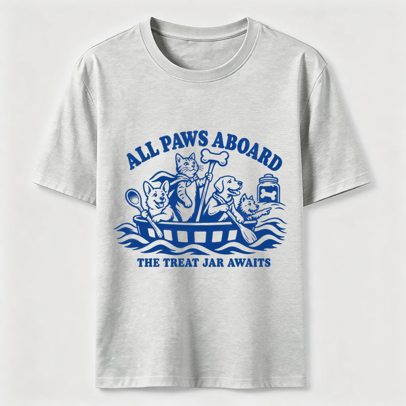 All Paws Aboard Pet Crew Classic T-Shirt