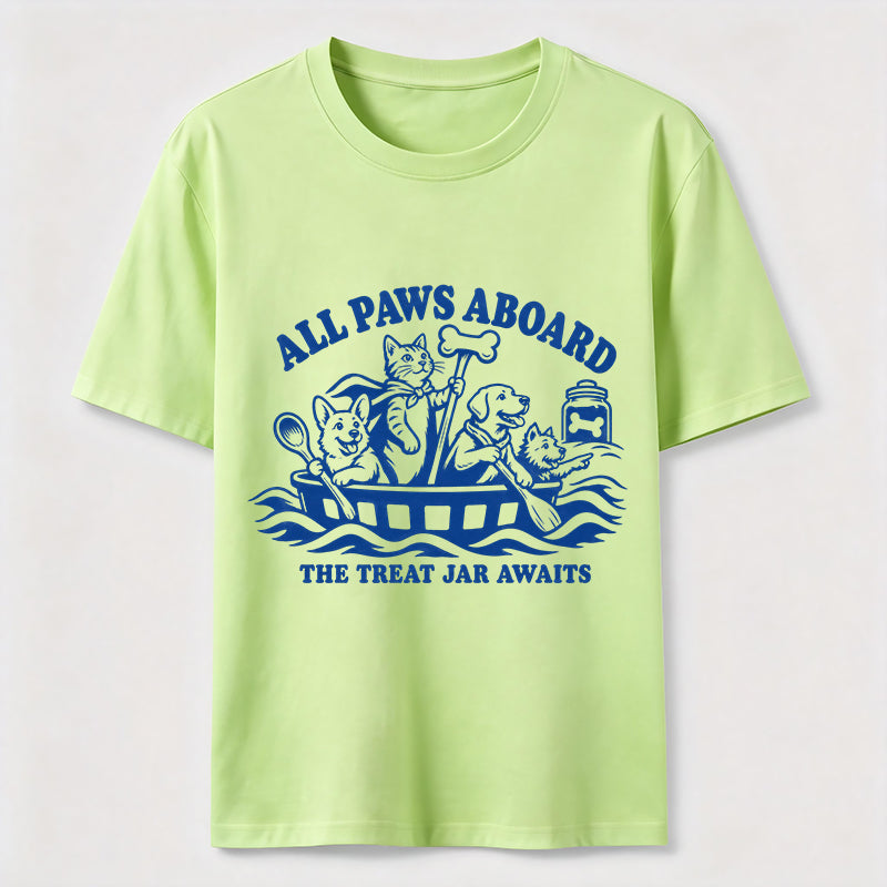 All Paws Aboard Pet Crew Classic T-Shirt