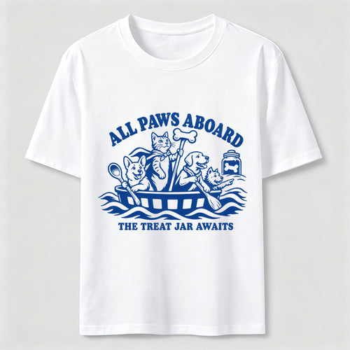 All Paws Aboard Pet Crew Classic T-Shirt