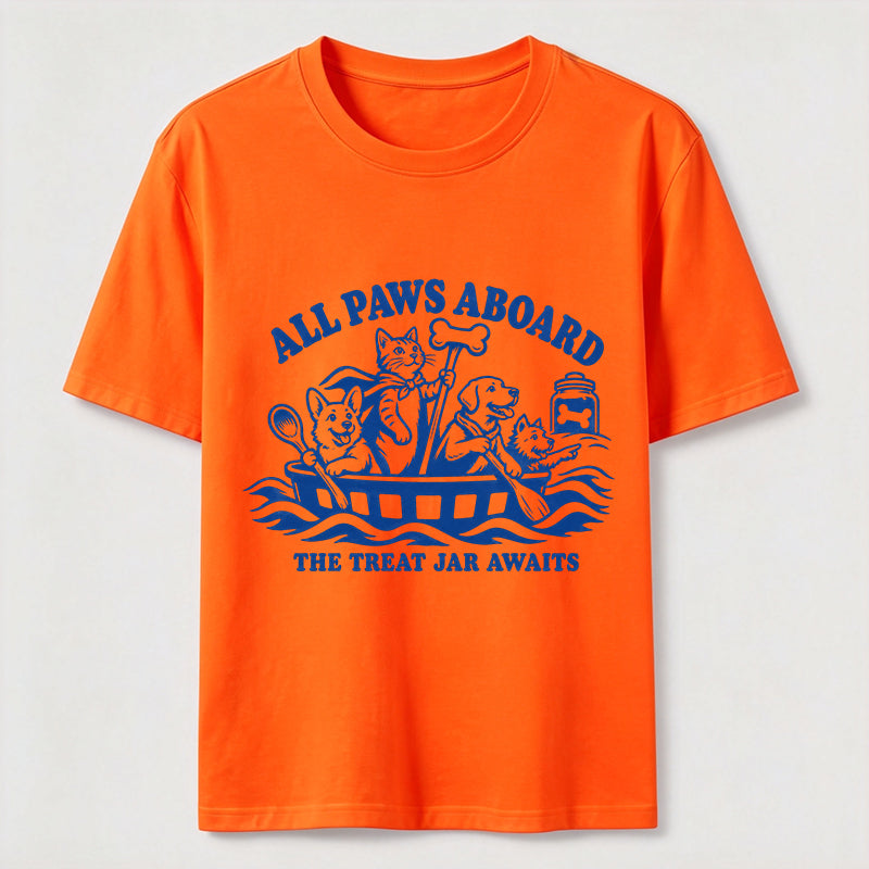 All Paws Aboard Pet Crew Classic T-Shirt