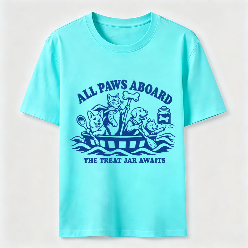 All Paws Aboard Pet Crew Classic T-Shirt