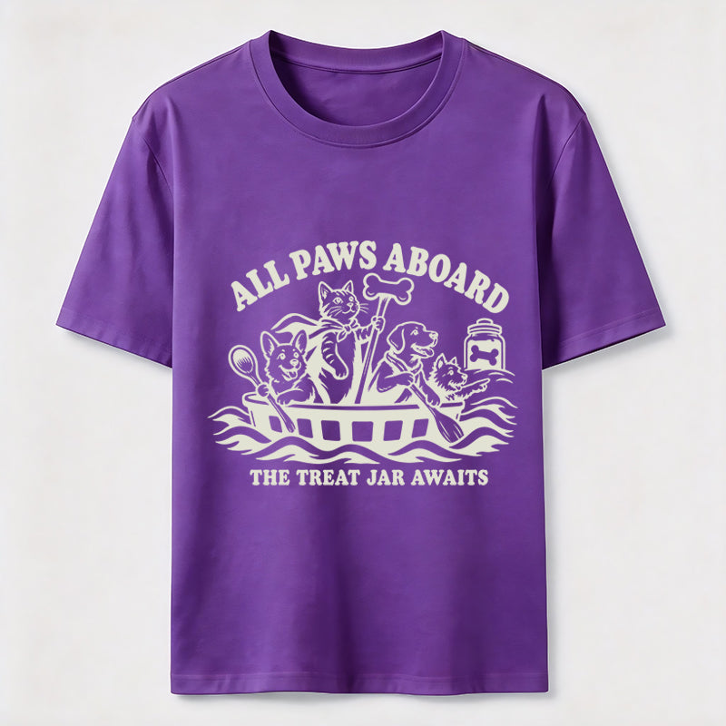 All Paws Aboard Pet Crew Classic T-Shirt