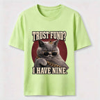 Trust Fund Nine Lives Cat Classic T-Shirt
