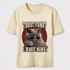 Trust Fund Nine Lives Cat Classic T-Shirt