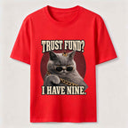 Trust Fund Nine Lives Cat Classic T-Shirt