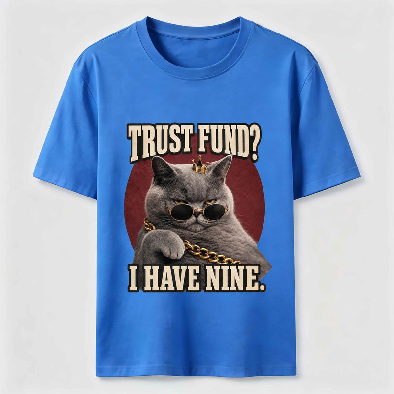 Trust Fund Nine Lives Cat Classic T-Shirt