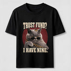 Trust Fund Nine Lives Cat Classic T-Shirt