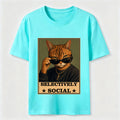 Cat Selective Not Anti-Social Classic T-Shirt