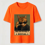 Cat Selective Not Anti-Social Classic T-Shirt