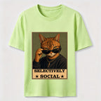 Cat Selective Not Anti-Social Classic T-Shirt