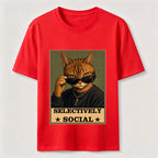 Cat Selective Not Anti-Social Classic T-Shirt