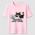 Just Another Day Causing Trouble Cat Classic T-Shirt
