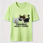 Just Another Day Causing Trouble Cat Classic T-Shirt