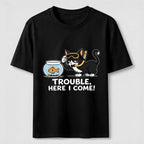 Just Another Day Causing Trouble Cat Classic T-Shirt