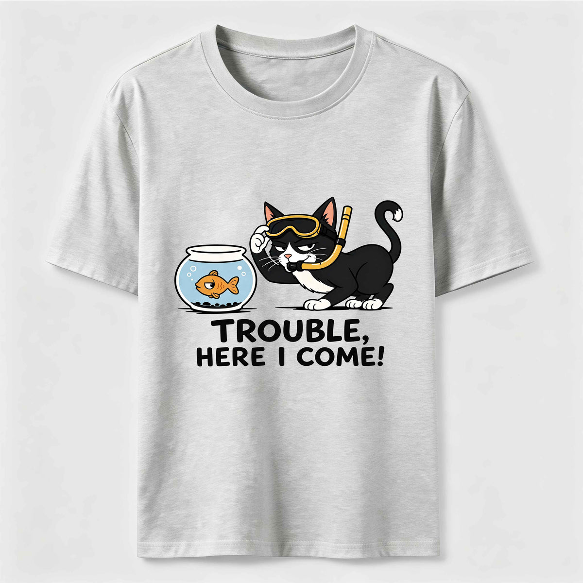 Just Another Day Causing Trouble Cat Classic T-Shirt