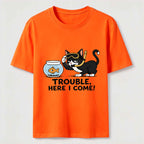 Just Another Day Causing Trouble Cat Classic T-Shirt