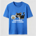 Just Another Day Causing Trouble Cat Classic T-Shirt