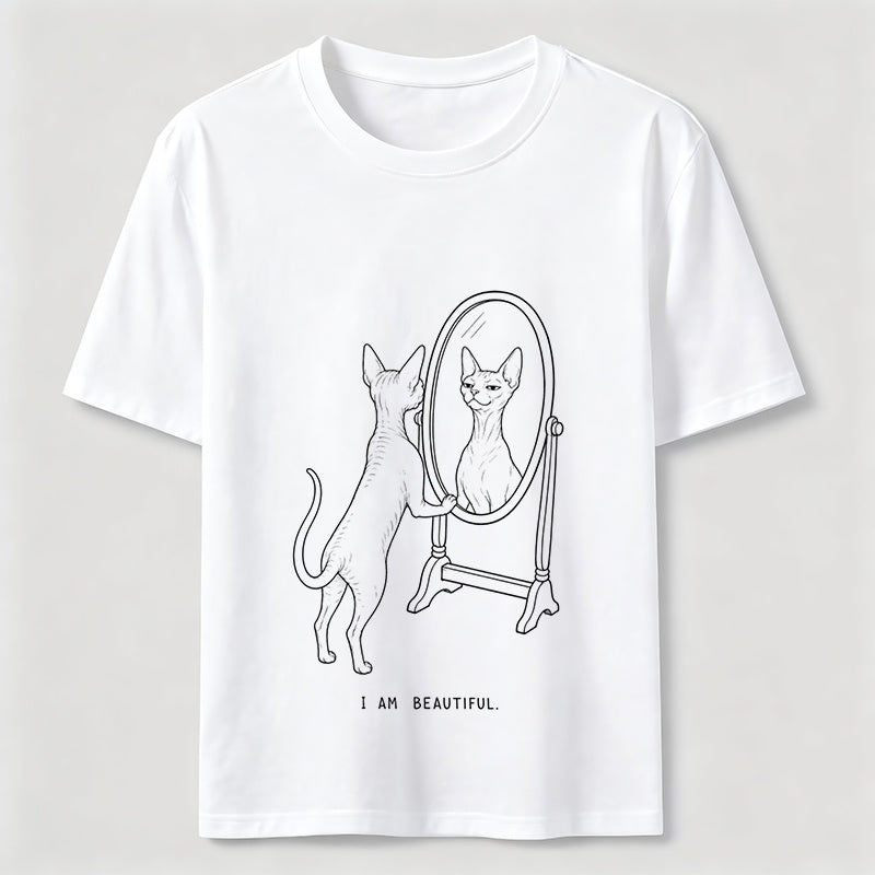 I Am Beautiful Confident Cat Classic T-Shirt