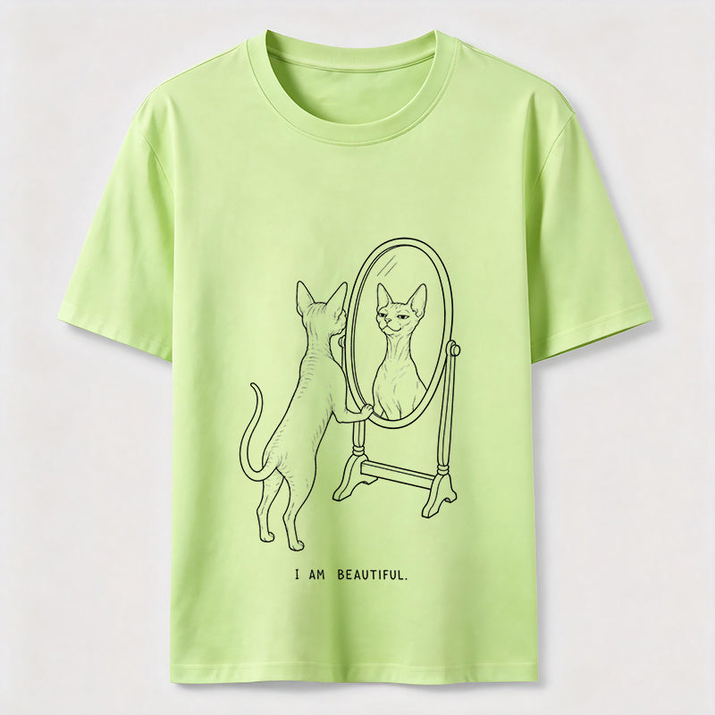I Am Beautiful Confident Cat Classic T-Shirt