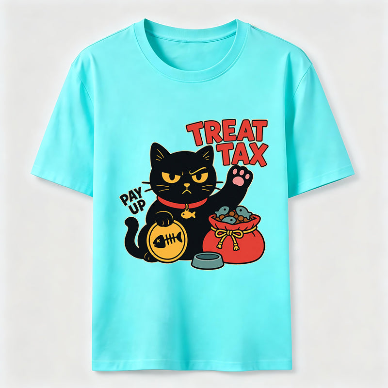 My Cat Demands Treat Tax Black Cat Classic T-Shirt