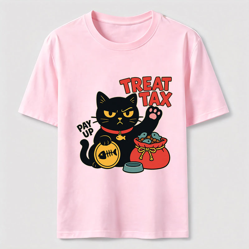 My Cat Demands Treat Tax Black Cat Classic T-Shirt