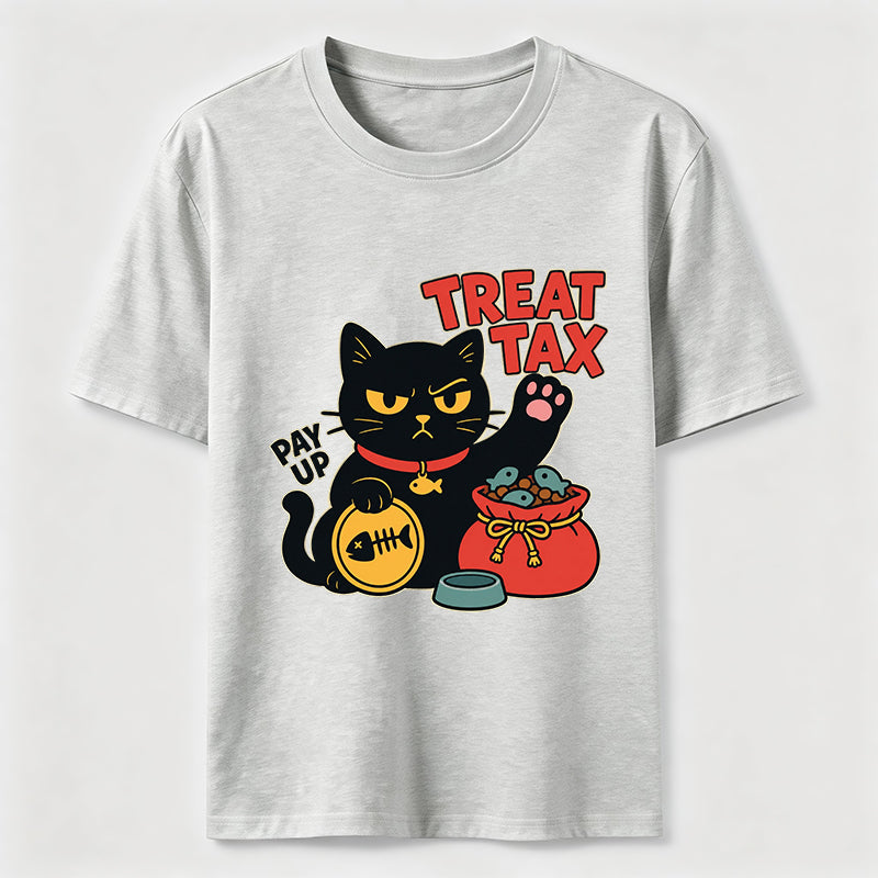 My Cat Demands Treat Tax Black Cat Classic T-Shirt