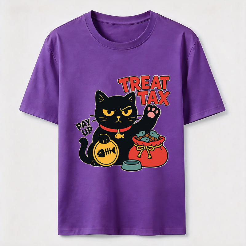 My Cat Demands Treat Tax Black Cat Classic T-Shirt