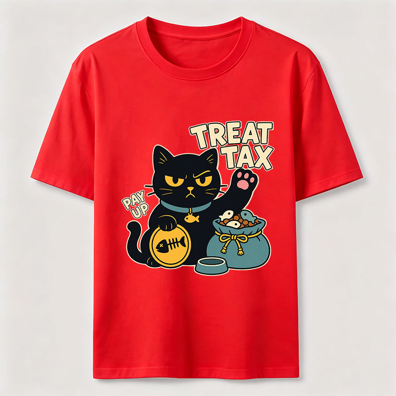 My Cat Demands Treat Tax Black Cat Classic T-Shirt