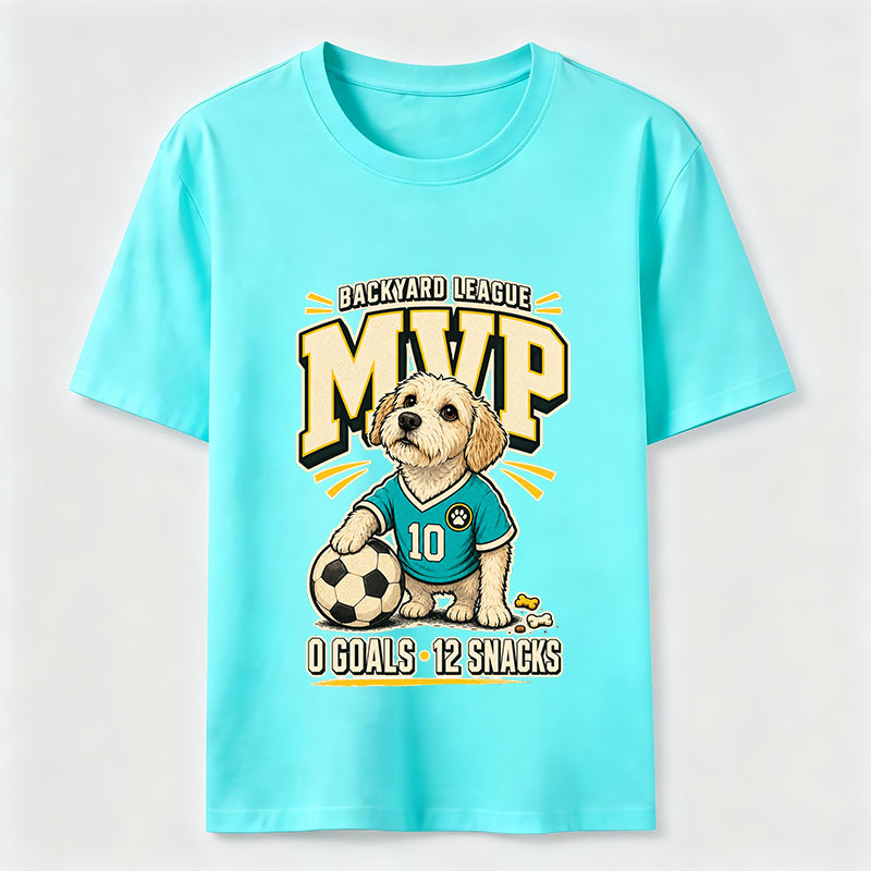 Backyard League MVP Soccer Dog Classic T-Shirt