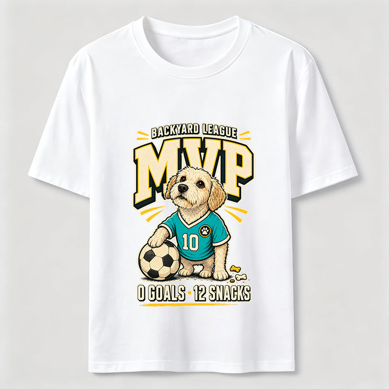 Backyard League MVP Soccer Dog Classic T-Shirt