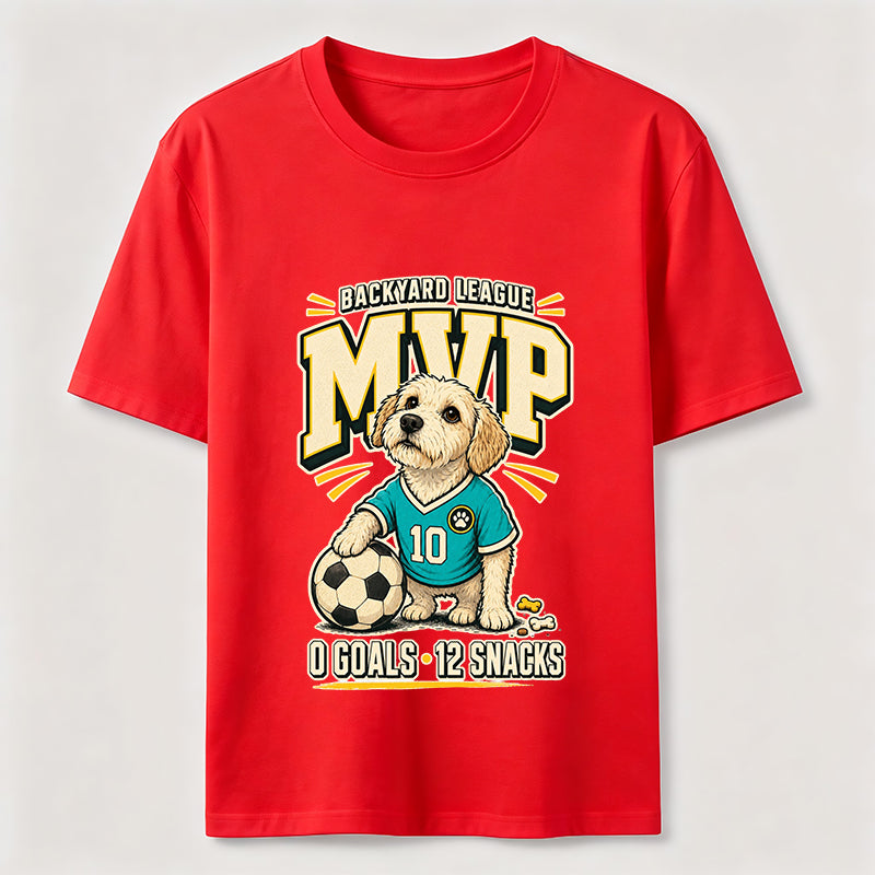 Backyard League MVP Soccer Dog Classic T-Shirt
