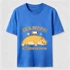 Social Battery Low Cat Classic T-Shirt