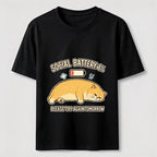 Social Battery Low Cat Classic T-Shirt