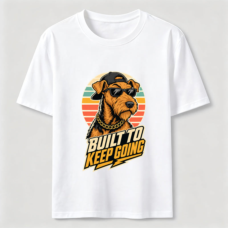 Built to Keep Going Cool Dog Streetwear Classic T-Shirt
