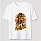 Built to Keep Going Cool Dog Streetwear Classic T-Shirt