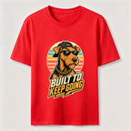 Built to Keep Going Cool Dog Streetwear Classic T-Shirt