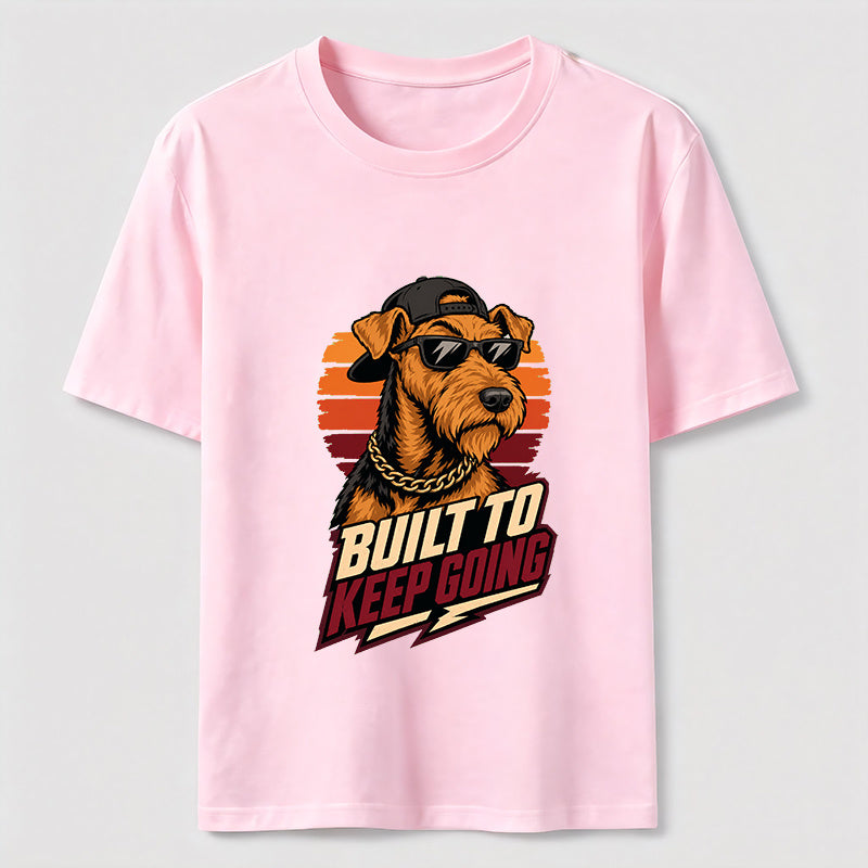 Built to Keep Going Cool Dog Streetwear Classic T-Shirt