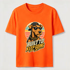 Built to Keep Going Cool Dog Streetwear Classic T-Shirt