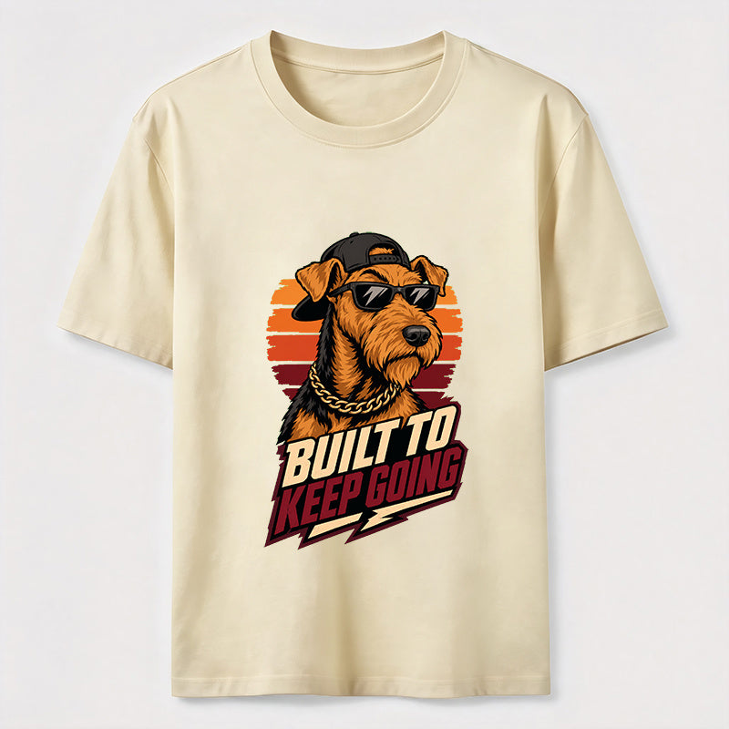 Built to Keep Going Cool Dog Streetwear Classic T-Shirt
