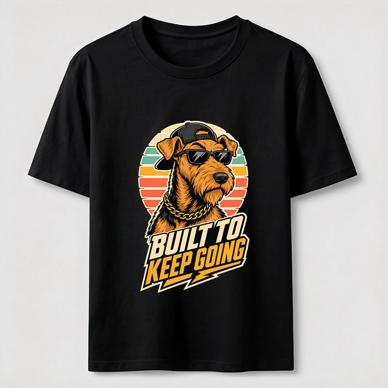 Built to Keep Going Cool Dog Streetwear Classic T-Shirt