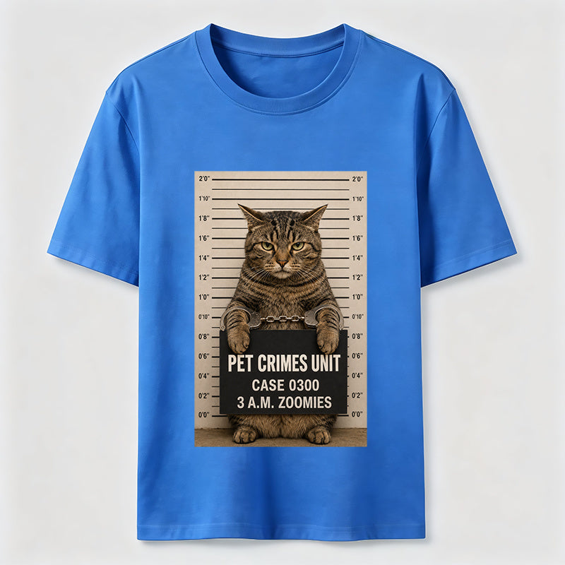 Pet Crimes Unit Cat Mugshot Classic T-Shirt