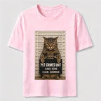 Pet Crimes Unit Cat Mugshot Classic T-Shirt