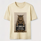 Pet Crimes Unit Cat Mugshot Classic T-Shirt