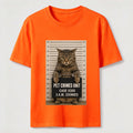 Pet Crimes Unit Cat Mugshot Classic T-Shirt