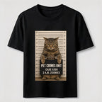 Pet Crimes Unit Cat Mugshot Classic T-Shirt