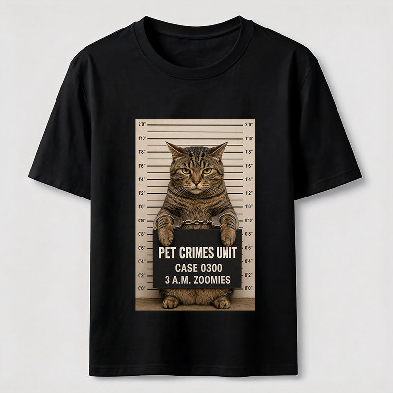 Pet Crimes Unit Cat Mugshot Classic T-Shirt