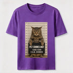 Pet Crimes Unit Cat Mugshot Classic T-Shirt
