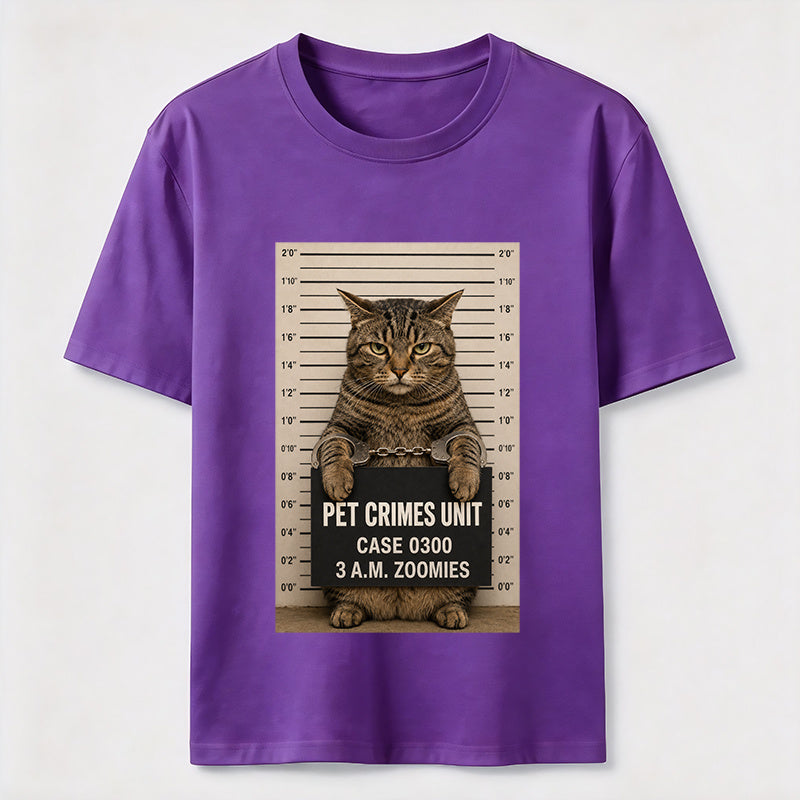 Pet Crimes Unit Cat Mugshot Classic T-Shirt