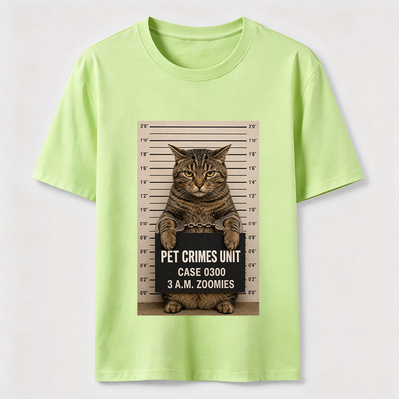 Pet Crimes Unit Cat Mugshot Classic T-Shirt