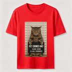 Pet Crimes Unit Cat Mugshot Classic T-Shirt